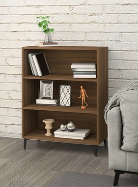 VidaXL Dressoir 69,5x32,5x90 cm bewerkt hout bruineikenkleurig