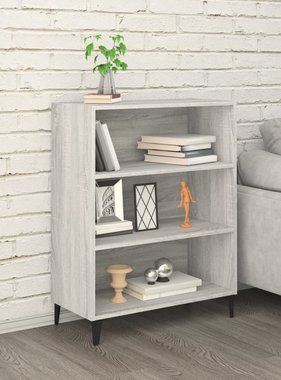 VidaXL Dressoir 69,5x32,5x90 cm bewerkt hout grijs sonoma eikenkleurig