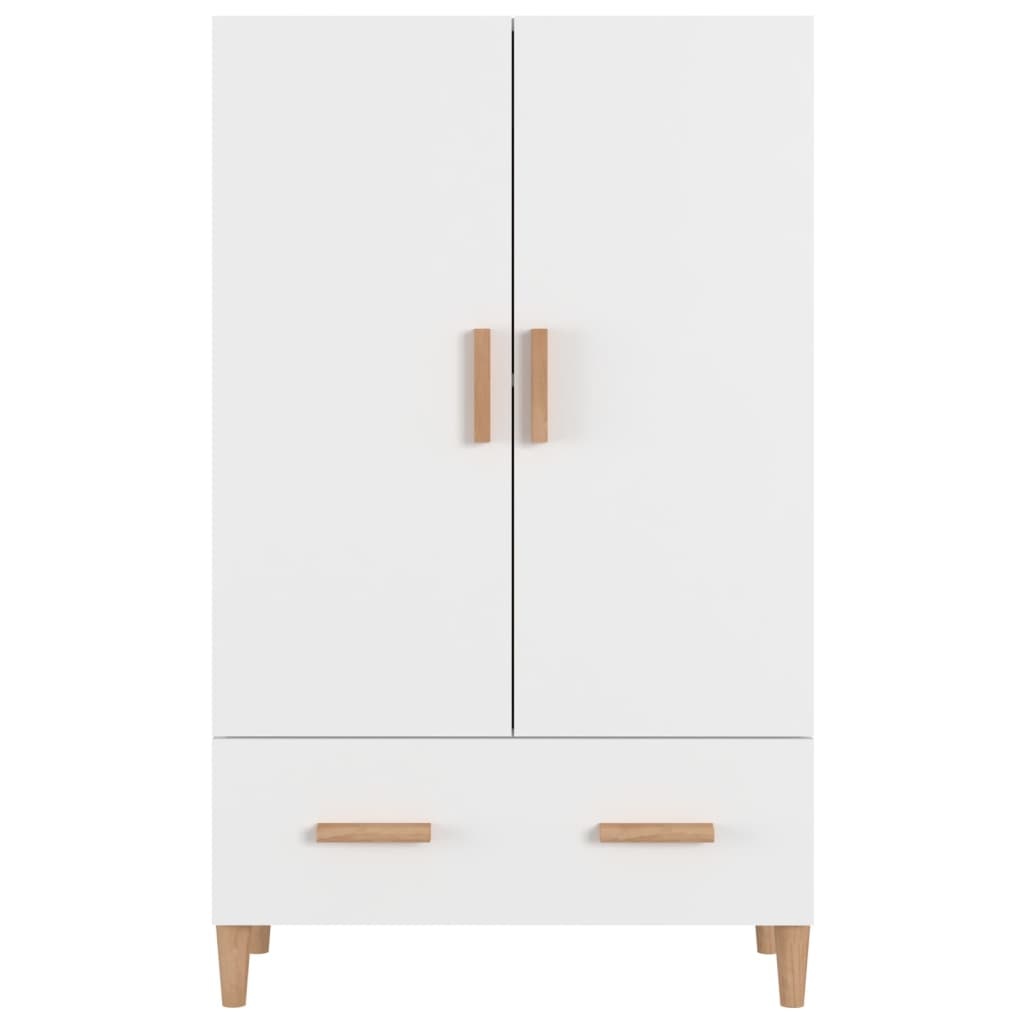 VidaXL Hoge kast 70x31x115 cm bewerkt hout wit