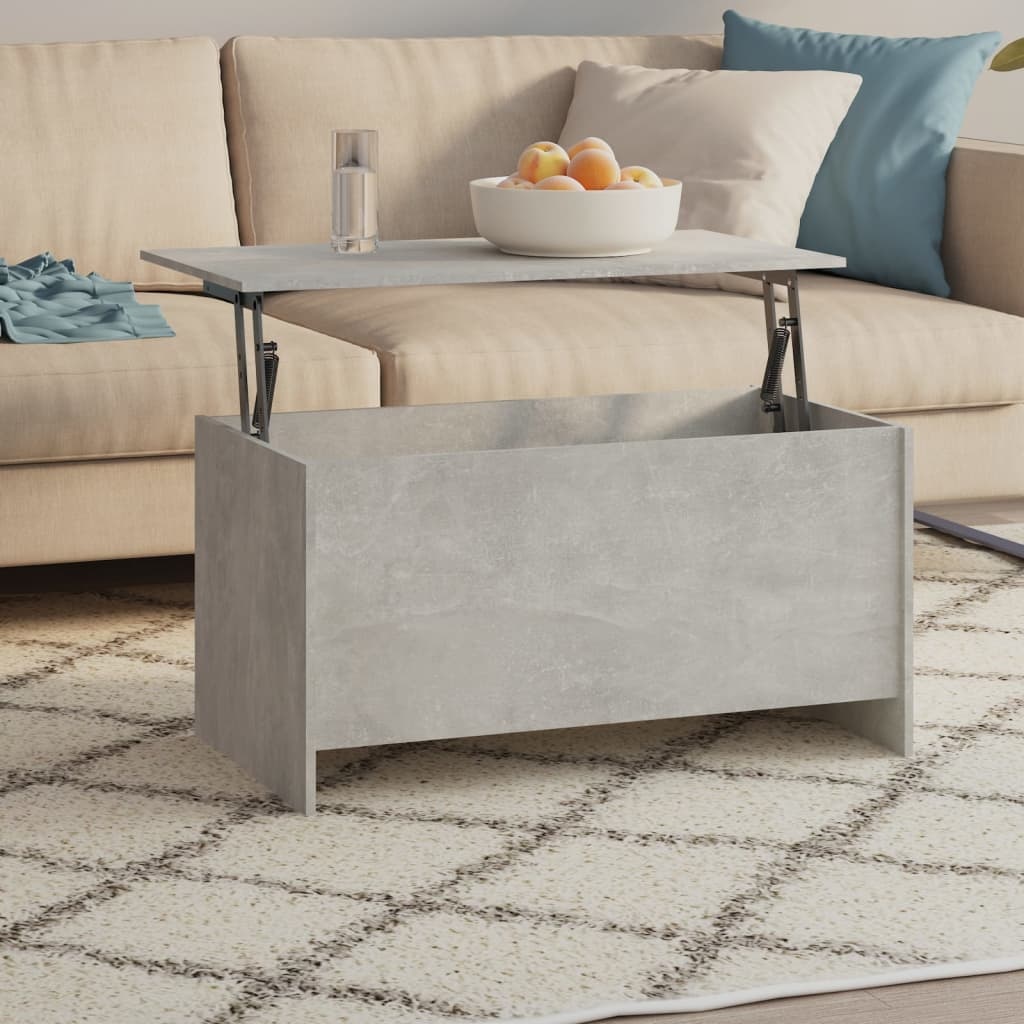 VidaXL Salontafel 102x55,5x52,5 cm bewerkt hout betongrijs