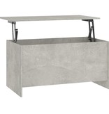 VidaXL Salontafel 102x55,5x52,5 cm bewerkt hout betongrijs