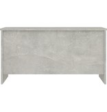 VidaXL Salontafel 102x55,5x52,5 cm bewerkt hout betongrijs