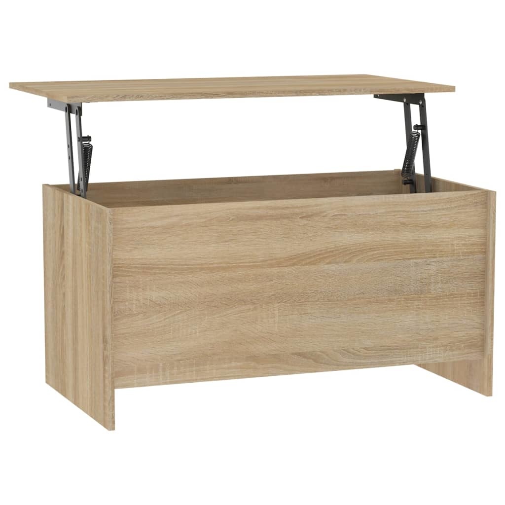 vidaXL Salontafel 102x55,5x52,5 cm bewerkt hout sonoma eikenkleurig