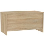 vidaXL Salontafel 102x55,5x52,5 cm bewerkt hout sonoma eikenkleurig