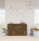 VidaXL Dressoir 120x36x69 cm bewerkt hout gerookt eikenkleurig