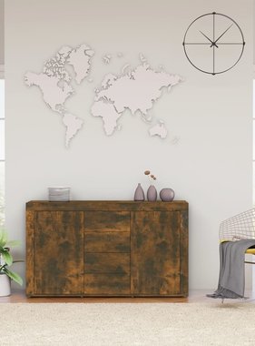 VidaXL Dressoir 120x36x69 cm bewerkt hout gerookt eikenkleurig