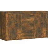 VidaXL Dressoir 120x36x69 cm bewerkt hout gerookt eikenkleurig
