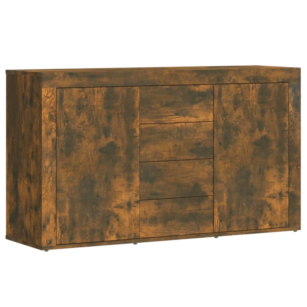 VidaXL Dressoir 120x36x69 cm bewerkt hout gerookt eikenkleurig