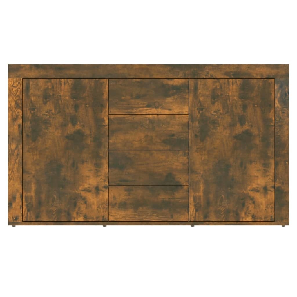 VidaXL Dressoir 120x36x69 cm bewerkt hout gerookt eikenkleurig