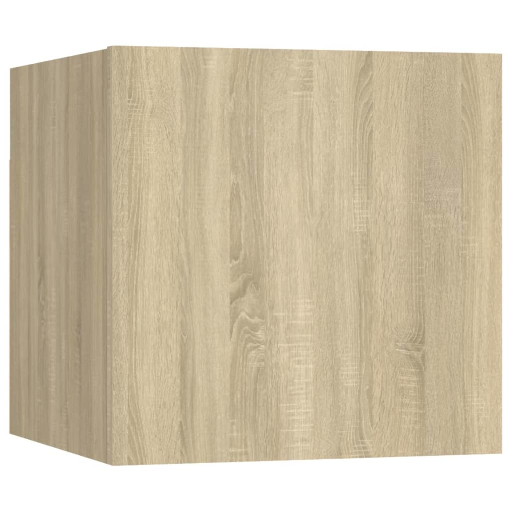 VidaXL Tv-wandmeubel 30,5x30x30 cm sonoma eikenkleurig