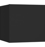 VidaXL Tv-wandmeubel 30,5x30x30 cm zwart
