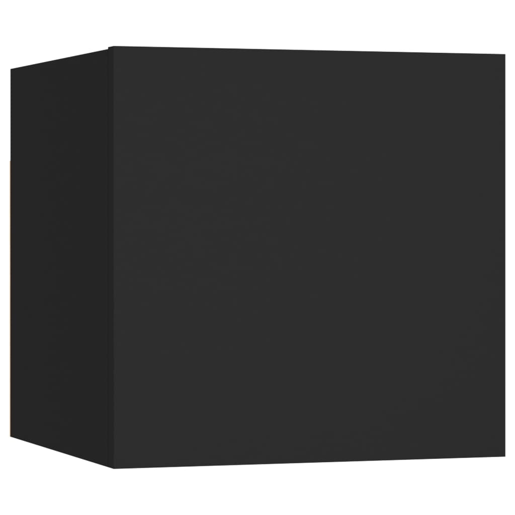 VidaXL Tv-wandmeubel 30,5x30x30 cm zwart
