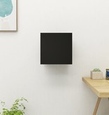 VidaXL Tv-wandmeubel 30,5x30x30 cm zwart