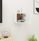 VidaXL Tv-wandmeubel 30,5x30x30 cm wit