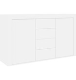 vidaXL Dressoir 120x36x69 cm spaanplaat wit