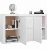 vidaXL Dressoir 120x36x69 cm spaanplaat wit