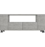 vidaXL Tv-meubel 120x35x43 cm spaanplaat betongrijs