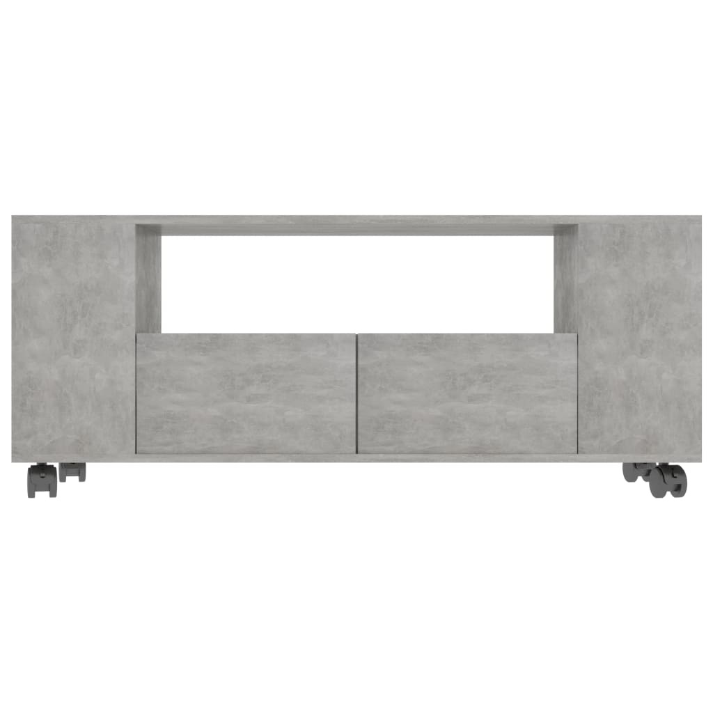 vidaXL Tv-meubel 120x35x43 cm spaanplaat betongrijs