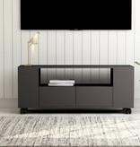 vidaXL Tv-meubel 120x35x43 cm spaanplaat grijs