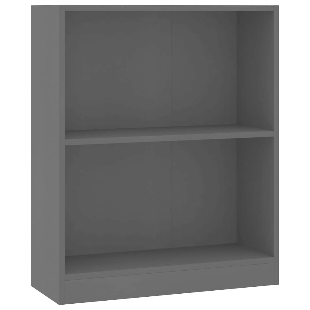 vidaXL Boekenkast 60x24x74,5 cm spaanplaat zwart