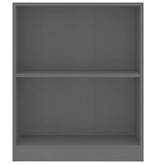 vidaXL Boekenkast 60x24x74,5 cm spaanplaat zwart