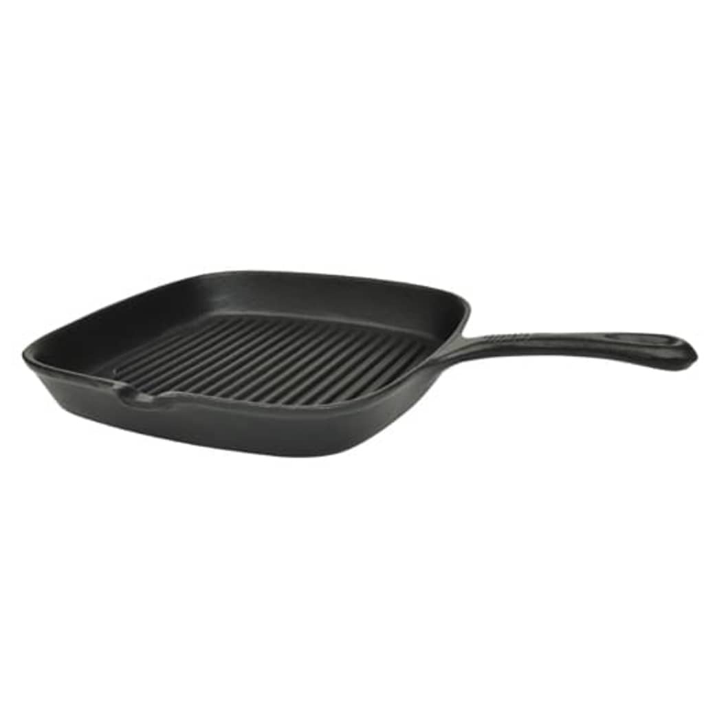 vidaXL Grillpan gietijzer 24x23 cm