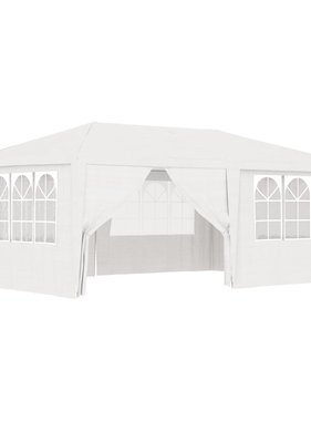 vidaXL Partytent met zijwanden professioneel 90 g/m² 4x6 m wit