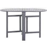 vidaXL Tuintafel 120x70x74 cm massief acaciahout grijs