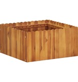 vidaXL Plantenbak verhoogd 50x50x25 cm massief acaciahout