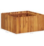 vidaXL Plantenbak verhoogd 50x50x25 cm massief acaciahout