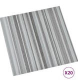 vidaXL Vloerplanken 20 st zelfklevend 1,86 m² PVC lichtgrijs