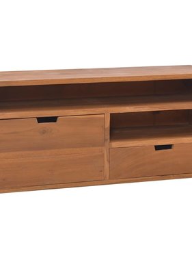 vidaXL Tv-meubel 90x30x40 cm massief teakhout