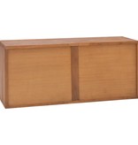 vidaXL Tv-meubel 90x30x40 cm massief teakhout