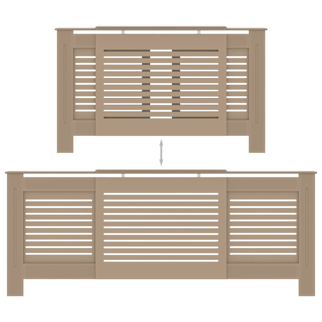 vidaXL Radiatorombouw 205 cm MDF