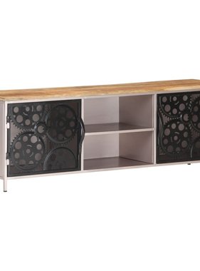 vidaXL Tv-meubel 120x30x40 cm ruw mangohout