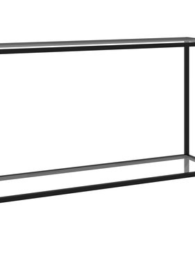 vidaXL Wandtafel 120x35x75 cm gehard glas transparant