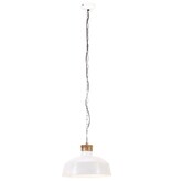 vidaXL Hanglamp industrieel E27 58 cm wit