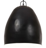 vidaXL Hanglamp industrieel rond 25 W E27 42 cm gitzwart