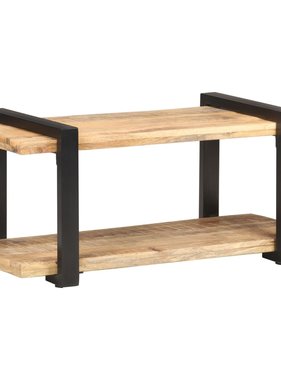 vidaXL Tv-meubel 90x40x40 cm ruw mangohout