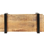 vidaXL Tv-meubel 90x40x40 cm ruw mangohout