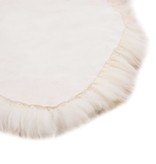 VidaXL Vloerkleed 60x180 cm schapenvacht gemêleerd bruin