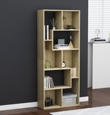 vidaXL Boekenkast 67x24x161 cm spaanplaat sonoma eikenkleurig