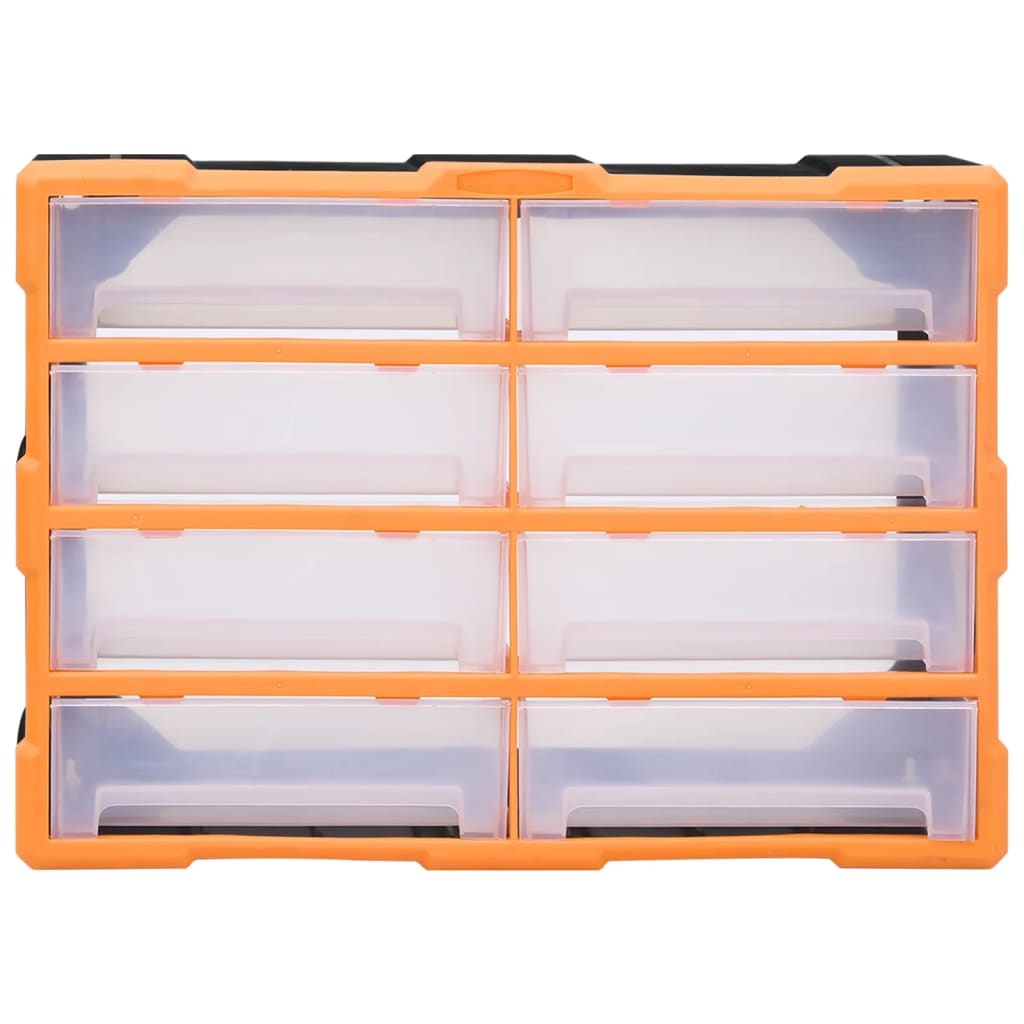 vidaXL Organiser met 8 grote lades 52x16x37 cm