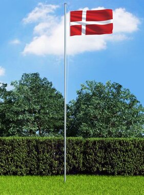 VidaXL Vlag Denemarken 90x150 cm
