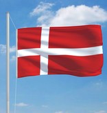 VidaXL Vlag Denemarken 90x150 cm