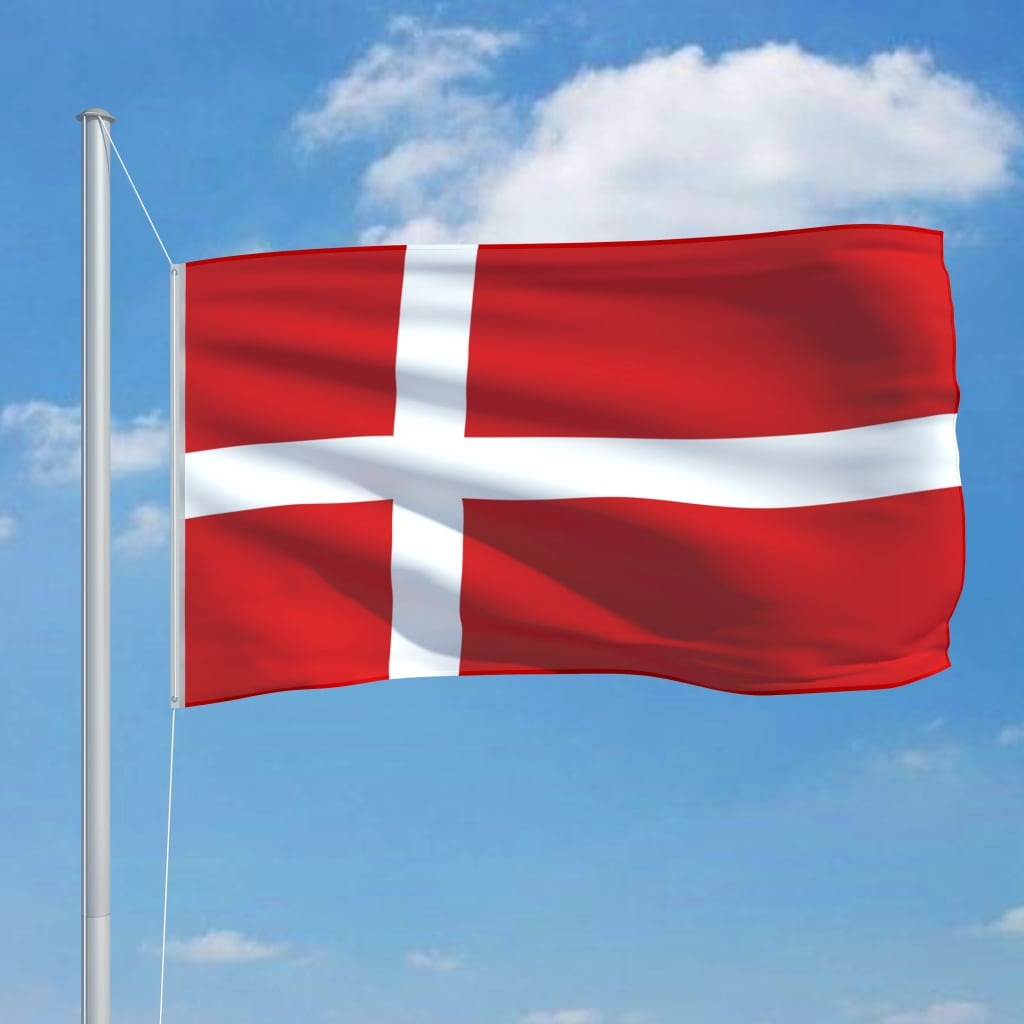 VidaXL Vlag Denemarken 90x150 cm