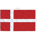 VidaXL Vlag Denemarken 90x150 cm