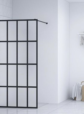 VidaXL Inloopdouchescherm 118x190 cm gehard glas