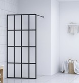VidaXL Inloopdouchescherm 80x195 cm gehard glas