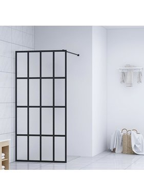 VidaXL Inloopdouchescherm 80x195 cm gehard glas